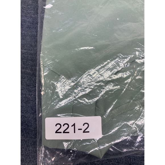 Adidas Go-To Wind Crew Sweatshirt Mens 2XL Silver Green Golf Pullover JF4944 NEW - Picture 9 of 9